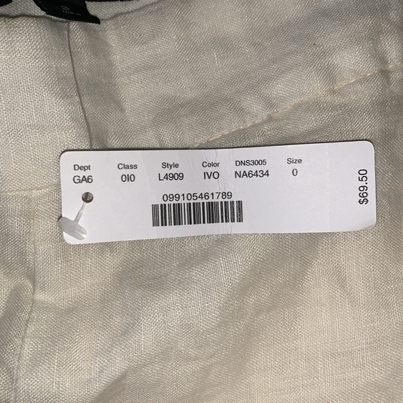 BNWT J. Crew Embroidered-Trim Short in Beauchamps Embroidered Linen - Picture 4 of 8